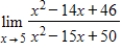 Graph the function with a graphing utility and use it to predict the limit. Check your work either by using the table feature of the graphing utility or by finding the limit algebraically. ​   ​ A)  10 B)  3 C)    D)  0 E)  does not exist