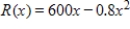 <strong>If the revenue for a product (in dollars) is and the average revenue per unit is , , find . </strong> A) $520 per unit B) $545 per unit C) $530 per unit D) $0 per unit E) does not exist