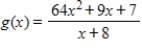 Determine whether the given function   is continuous. If   is not continuous, identify where it is discontinuous and which condition(s)  fails to hold. ​ A)    is discontinuous at   since   is not defined and   does not exist. B)    is discontinuous at   since   is not defined and   does not exist. C)    is discontinuous at   since   is not defined and   does not exist. D)    is continuous. E)    is discontinuous at   since   is not defined and   does not exist.