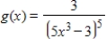 Find the derivative of the given function. Simplify and express the answer using positive exponents only. ​   ​ A)    B)    C)    D)    E)   