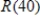 Total revenue is in dollars and x is the number of units. Suppose that the total revenue function for a commodity is   Find   , and tell what it represents. ​ A)  $9.60. This represents the revenue from the sale of 40 units. B)  $478.80. This represents the marginal revenue from the sale of 40 units. C)  $480.00. This represents the marginal revenue from the sale of 40 units. D)  $432.00. This represents the revenue from the sale of 40 units. E)  $1.20. This represents the revenue from the sale of 40 units.