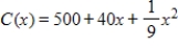 In this problem, cost, revenue, and profit are in dollars and x is the number of units. Suppose that the total revenue function is given by   , and that the total cost function is given by   . Find   at   , and explain what it predicts. Round your answer to two decimal places. ​ A)  120.00. The profit will increase by approximately $120.00 from the sale of the 101st item. B)  57.78. The profit will increase by approximately $57.78 from the sale of the 101st item. C)  17.78. The profit will increase by approximately $17.78 from the sale of the 101st item. D)  68.89. The profit will decrease by approximately $68.89 from the sale of the 101st item. E)  97.78. The profit will decrease by approximately $97.78 from the sale of the 101st item.