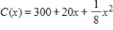 In this problem, cost, revenue, and profit are in dollars and x is the number of units. Suppose that the total revenue function is given by   , and that the total cost function is given by   . Find   , and explain what this value represents. Round your answer to two decimal places. ​ A)  84.88. The sale of the 101st unit will increase profit by $84.88. B)  84.88. The sale of the 101st unit will decrease profit by $84.88. C)  84.75. The sale of the 101st unit will increase profit by $84.75. D)  85.00. The sale of the 101st unit will increase profit by $85.00. E)  85.00. The sale of the 101st unit will decrease profit by $85.00.