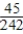 Two balls are drawn, without replacement, from a bag containing 18 blue balls numbered 1-18 and 4 green balls numbered 19-22. What is the probability that the first ball is blue and even-numbered and the second ball is even-numbered? ​ A)    B)    C)  0 D)    E)   