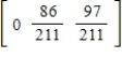 A man owns an Audi, a Ford, and a VW. He drives every day and never drives the same car two days in a row. These are the probabilities that he drives each of the other cars the next day: ​ Pr(Ford after Audi)  =   Pr(VW after Audi)  =   Pr(Audi after Ford)  =   Pr(VW after Ford)  =   Pr(Audi after VW)  =   Pr(Ford after VW)  =   ​ What is the steady-state vector for this problem? ​ A)  ​   B)  ​   C)  ​   D)  ​   E)  ​  