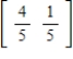 Suppose a government study estimated that the probability of successive generations of a rural family remaining in a rural area was 0.4 and the probability of successive generations of an urban family remaining in an urban area was 0.6. Assuming a Markov chain applies to these facts, find the steady-state vector. ​ A)    B)    C)    D)    E)   