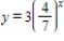 Is the function   a growth exponential or decay exponential? ​ A)  growth exponential B)  decay exponential