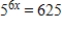 Solve the exponential equation. Round your answer to three decimal places, if necessary. ​   ​ A)  125 B)  0.667 C)  0.861 D)  0.408 E)  63