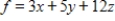 Set up the simplex matrix used to solve the linear programming problem. Assume all variables are nonnegative. ​ Maximize   subject to ​   ​ A)  ​     B)  ​     C)  ​     D)  ​     E)  ​    