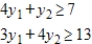 Form the matrix associated with the given minimization problem and find its transpose. ​ Minimize   subject to ​   ​ A)    B)    C)    D)    E)   