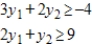 A minimization problem is given. Solve its dual problem with the simplex method. ​ Minimize   subject to ​   ​ A)    B)    C)    D)    E)   