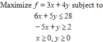 Form the simplex matrix for the problem given below. ​   ​ A)    ​ B)    ​ C)    ​ D)    ​ E)   