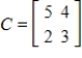 Use the matrices to find CD, if possible. ​     ​ A)  ​   B)  ​   C)  ​   D)  ​   E)  ​  