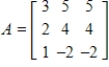 Use the matrices below. Perform the indicated operations. AI ​     A)    B)    C)    D)    E)   