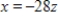 A system of equations may have a unique solution, an infinite number of solutions, or no solution. Use matrices to find the general solution of the following system, if a solution exists.    A)    ,   , for any real number   . B)    ,   , for any real number   . C)    ,   , for any real number   . D)    ,   , for any real number   . E)  no solution