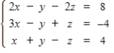 Use inverse matrices to find the solution of the system of equations. ​   ​ A)    B)    C)    D)    E)   
