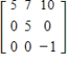Use determinants to decide whether the matrix has an inverse. ​  