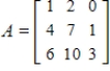 We have encoded messages by assigning the letters of the alphabet the numbers 1-26, with a blank assigned the number 27, and by using an encoding matrix A that converts the numbers to the coded message. To decode any message encoded by A, we must find the inverse of A, denoted by A<sup>-1</sup>, and multiply A<sup>-1</sup> times the coded message. Use this code and the given encoding matrix A to find the matrix that can be used to decode the given message. ​ The code matrix is   . The message is 33, 132, 214, 22, 110, 203, 34, 132, 201. A)    B)    C)    D)    E)   