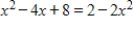 Write the equation   in general form. ​ A)    B)    C)    D)    E)   