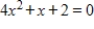 Solve the equation by using the quadratic formula. Give real solutions only. ​   ​ A)    B)    C)    D)  no real solutions E)   