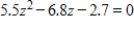 Solve the equation   by using a graphing utility. Round your answers to two decimal places. ​ A)    and   B)    and   C)    and   D)    and   E)    and  