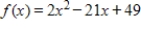 Factor the function   . ​ A)    B)    C)    D)    E)   