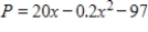 <strong>The daily profit from the sale of a product is given by dollars. What level of production maximizes profit? </strong> A) production level of 100 units B) production level of 10 units C) production level of 5 units D) production level of 50 units E) production level of 95 units