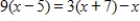 Solve the equation. ​   ​ A)  x = 66 B)  ​x =   C)  x =   D)  x =   E)  x = 7