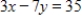 Solve for y in terms of x. ​   ​ A)    B)    C)    D)    E)   