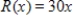For a certain product, the revenue function is   and the cost function is   . To obtain a profit, the revenue must be greater than the cost. Find the graph of x which shows when there is a profit. ​ A)  ​   ​ B)  ​   ​ C)  ​   ​ D)  ​   ​ E)  ​   ​