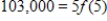 <strong>A couple seeking to buy a home decides that a monthly payment of $800 fits their budget. Their bank's interest rate is 7.5%. The amount they can borrow A is a function of the time t in years that it will take to repay the debt. If we denote this function by , then the following table defines the function. Source: Comprehensive Mortgage Payment Tables, Publication No. 492, Financial Publishing Co., Boston Choose the expression in the form which describes how long they will have to make payments if they need to borrow $103,000. </strong> A) B) C) D) E) 
