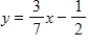 Find the slope m and y-intercept b of the line whose equation is given below. ​   ​ A)    B)    C)    D)    E)   