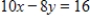 Determine whether the following pairs of equations represent parallel lines, perpendicular lines, or neither of these. ​     ​ A)  parallel lines B)  perpendicular lines C)  neither