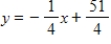 Each day, a young person should sleep 8 hours, plus   hour for each year that the person is under 19 years of age. Assuming the relation is linear, write the equation relating hours of sleep y and age x where   . ​ A)    B)    C)    D)    E)   