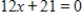 Use the x-intercept method to find the solution to this equation. ​   ​ A)    B)    C)    D)    E)   