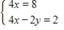 Solve the system of equations by substitution. ​   ​ A)    ,   B)  ​   ,   C)    ,   D)    ,   E)    ,  