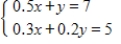 Solve the system by elimination, or by any convenient method. ​   ​ A)    and   B)    and   C)    and   D)    and   E)    and  