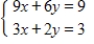 Solve the system by elimination, or by any convenient method. ​   ​ A)    and   B)    and   C)    and   D)  There are infinitely many solutions. E)  There is no solution.