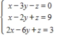 Use the left-to-right elimination method to solve the system. ​   ​ A)  solution:   B)  solution:   C)  solution:   D)  solution:   E)  solution:  