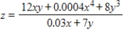 Suppose that the number of crates of an agricultural product is given by   , where x is the number of hours of and y is the number of acres of the crop. Find the marginal productivity of the number of hours of labor when   and   . ​ A)  ​1,090.15 B)  25.39 C)  ​845.45 D)  ​19.04 E)  ​-30.97