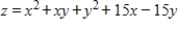 Test for relative maximum and minimum. ​   ​ A)  relative minimum at   B)  relative maximum at   C)  saddle point at   D)  relative maximum at   E)  relative minimum at  