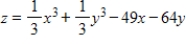Test for relative maximum and minimum. ​   ​ A)  relative maxima when x = 7, y = -8 and x = 7, y = 8; relative minima when x = -7, y = 8 and x = -7, y = -8 B)  relative maximum when x = 7, y = -8; relative minimum when x = -7, y = 8 C)  saddle point when x = -7, y = -8; relative minima when x = 0, y = 0 and x = -7, y = -8 D)  saddle points when x = 7, y = -8 and x = -7, y = 8; relative maximum when x = -7, y = -8; relative minimum when x = 7, y = 8 E)  saddle points when x = 7, y = 8 and x = -7, y = -8; relative maxima when x = 7, y = -8 and x = -7, y = 8
