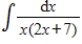 Use an integral formula to evaluate   . ​ A)    B)    C)    D)  ​   E)   
