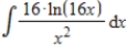 Use integration by parts to evaluate the integral   ​ A)    B)    C)    D)  ​   E)   