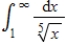 Evaluate the improper integral if it converges, or state that it diverges. ​   ​ A)    B)    C)    D)    E)  diverges