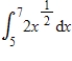 Evaluate the integral   by integration. Round your answer to two decimal places. ​ A)  4.00 B)  9.79 C)  0.71 D)  7.34 E)  3.77