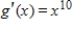 Find a function g(x)  such that   . ​ A)    B)    C)    D)    E)   