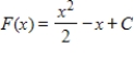 A family of functions is given and the graph of some members of the family are shown. Write the indefinite integral that gives the family. ​   ​   ​ A)  ​   B)  ​   C)  ​   D)  ​   E)  ​  