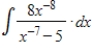 Evaluate the integral   . ​ A)    B)    C)    D)    E)   