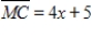 If the marginal cost for a product is   , and the production of 15 units results in a total cost of $615, find the total cost function C. A)    B)    C)    D)    E)   
